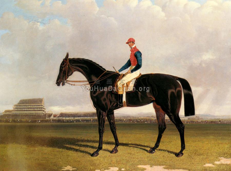 Lord Chesterfield's Industry with William Scott up at Epsom - 约翰·弗雷德里克·赫尔林